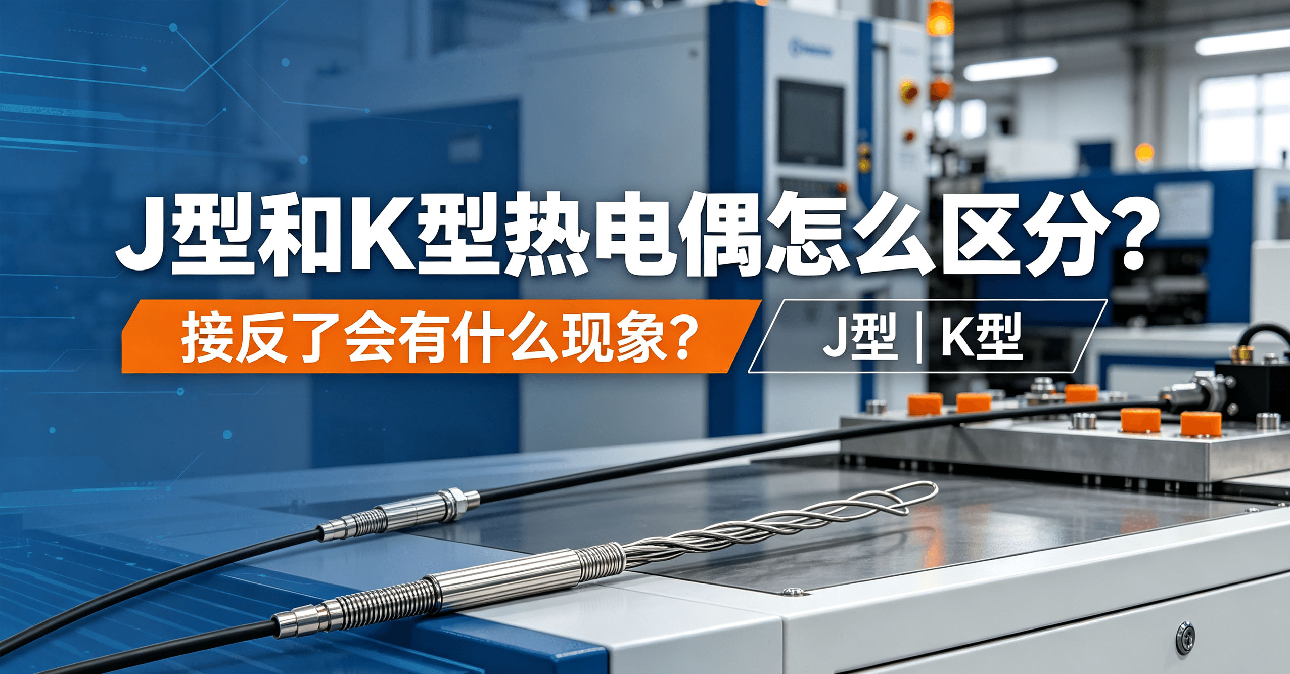 J型和K型热电偶怎么区分？接反了会有什么现象？
